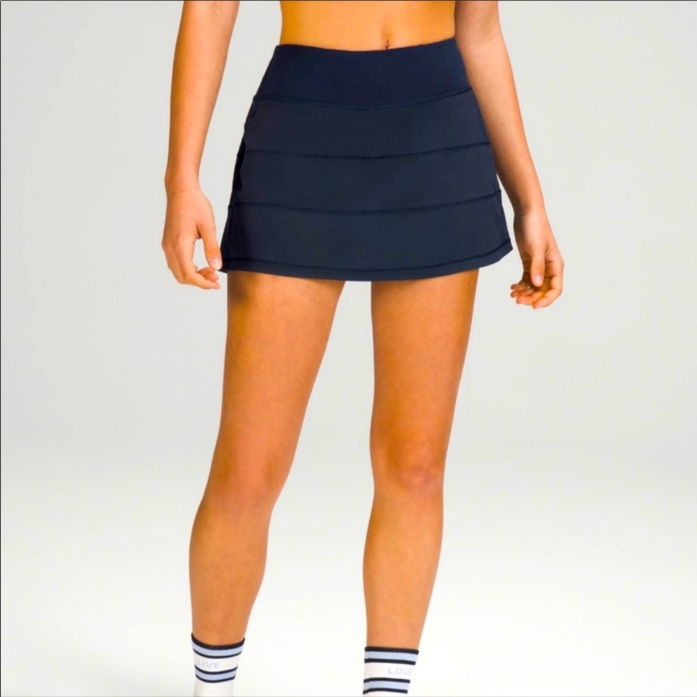 Lululemon pace rival skirt size 4 navy